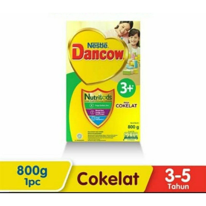 DANCOW 3+ COKLAT 800gr Susu Dancow 3-5 Tahun