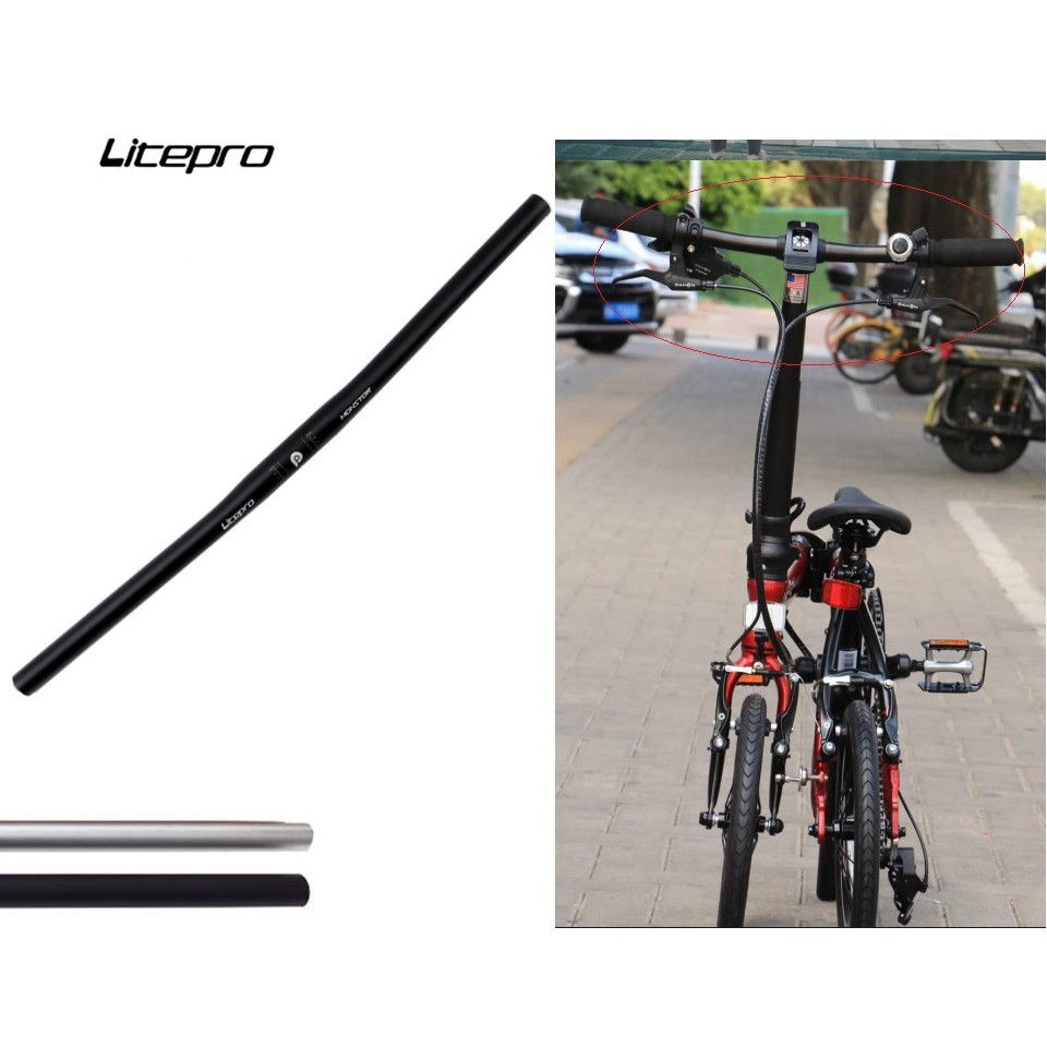 [TERMURAH] Stang Litepro lipat bahan aluminium alloy Handle Bar Litepro Monster Ultra Ringan