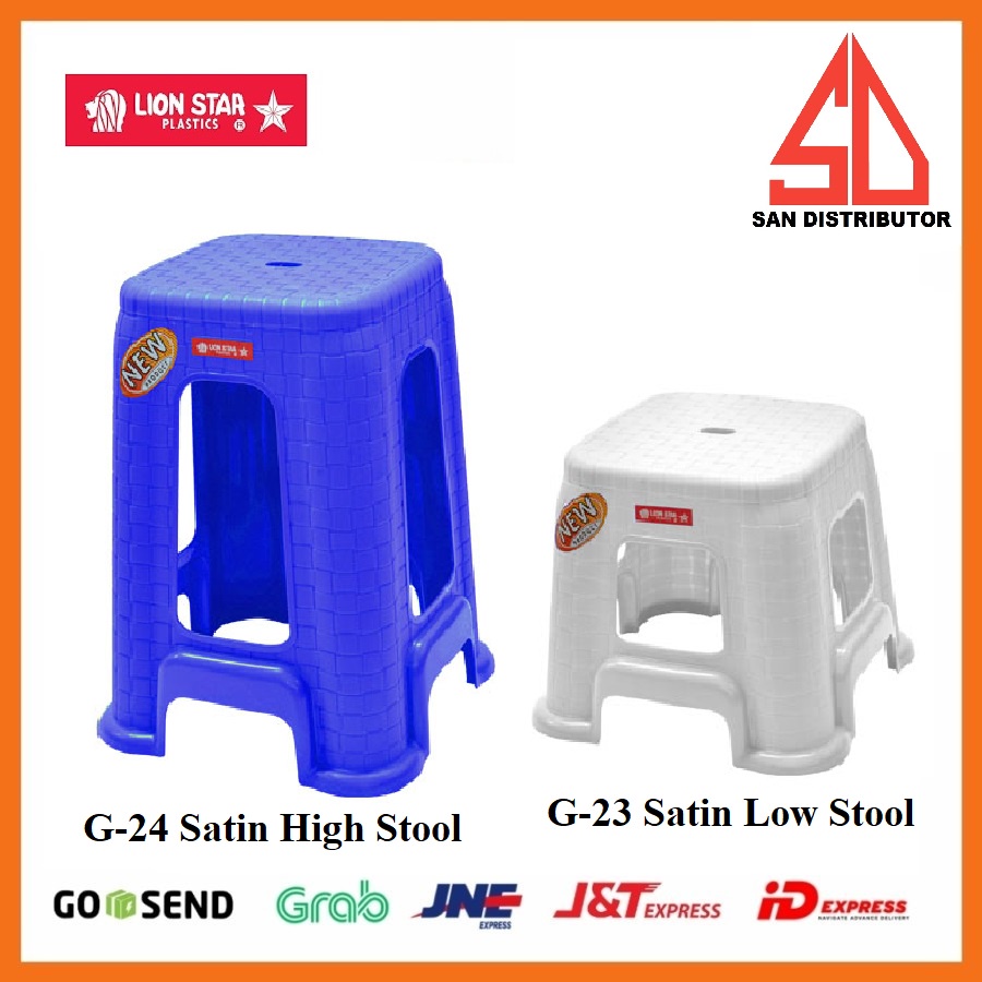 KURSI BAKSO LION STAR Satin Low Stool G - 23 G-24