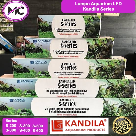 Lampu Aquarium LED Kandila S Series Lampu Akuarium Aquascape Original