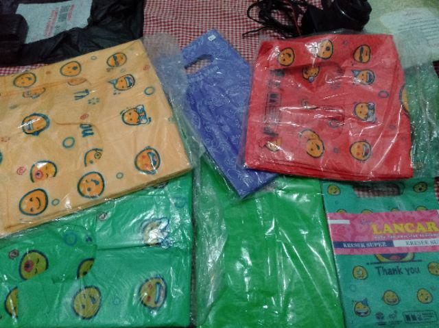 Kresek Motif 28cm/ Kresek Smile / Kresek Olshop