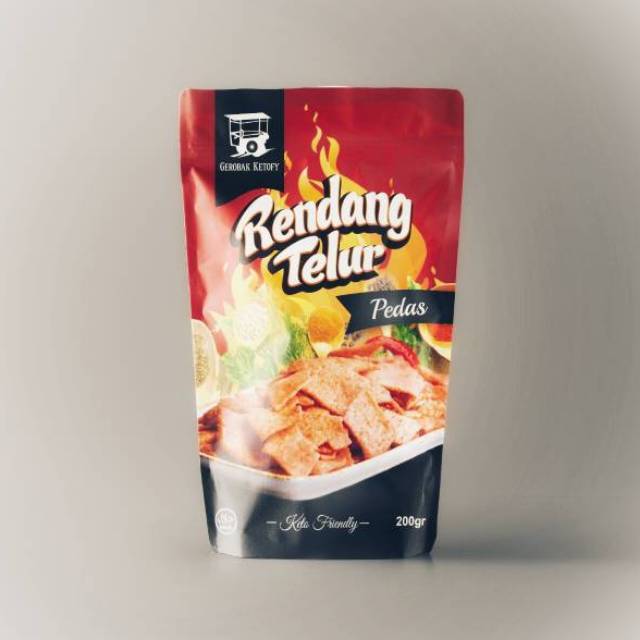 

Keto - Keripik Rendang Telur Pedas