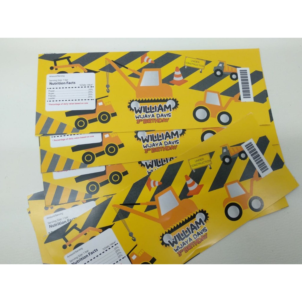 

Label Susu Botol Alat Berat Crane