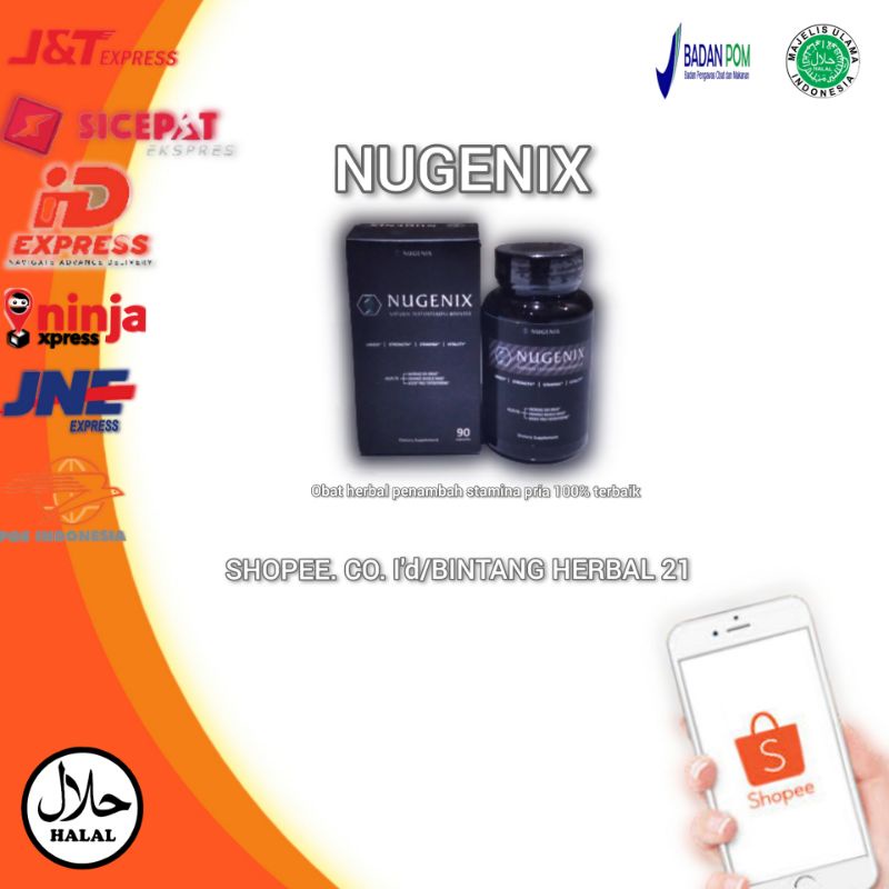 Nugenix asli original obat herbal suplement vitalitas pria asli