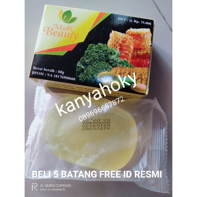 (BANYAK PROMO) SABUN MULTIBEAUTY FREE ID RESELLER