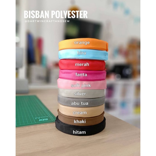 Bisban Polyester / Pelipit 2.5cm