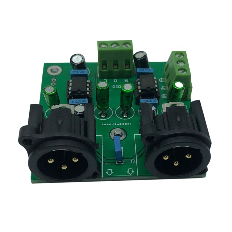 Papan Amplifier btsg Dual-channel Single-ended to Balanced Finishing Board Accessory