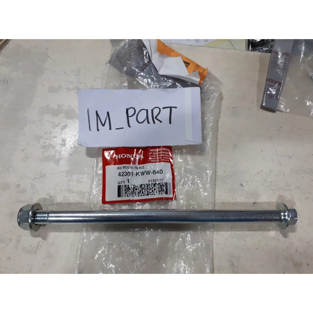 42301-KWW-640 MUR RODA As Roda Belakang Plus Mur Roda Revo 110 Revo Fi New Supra X 125 Fi Tipe Ruji