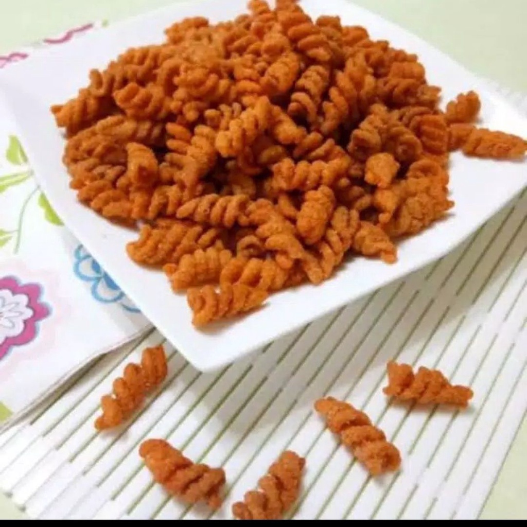 

Makaroni Spiral Pedas / Gurih Camilan / Snack Jajajan Hits Laris Terbaru 250 Gr