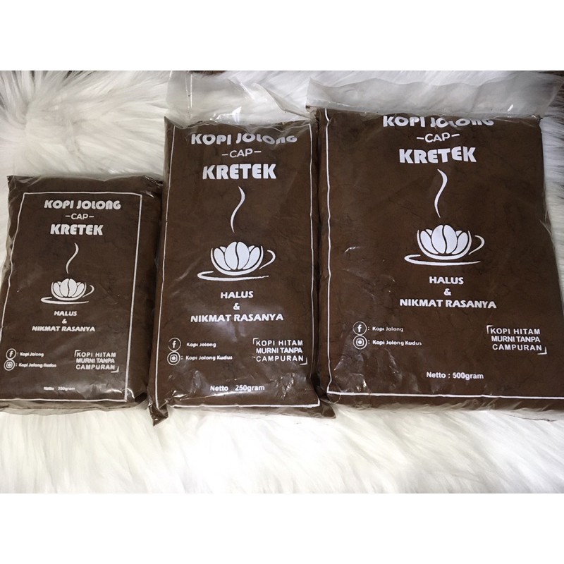 

Kopi Robusta hitam kopi jolong khas kudus