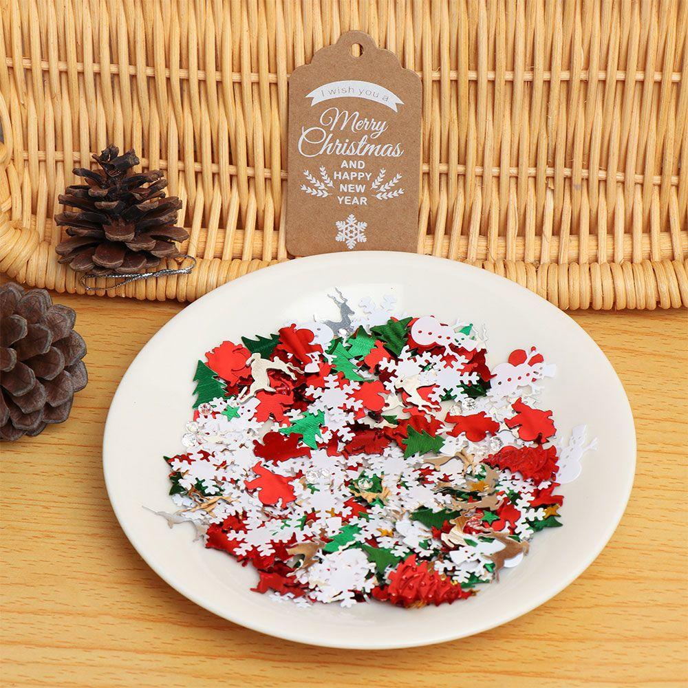 Solighter 30g Christmas Confetti Gift Festival Supply Hiasan Meja Rumah