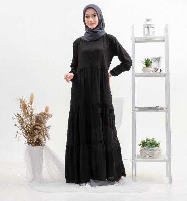 DRESS MUSLIM, baju wanita, baju gamis, dress, gamis, Baju gamis, fashion wanita, Flamming Dress