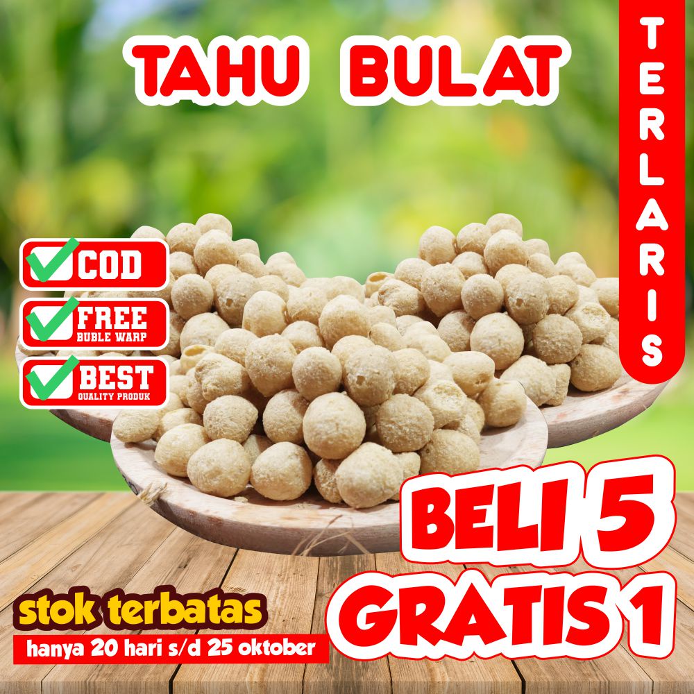 Snack Tahu bulat mini / Keripik tahu kering / Tahu Bulat Mini Kering / 250gram