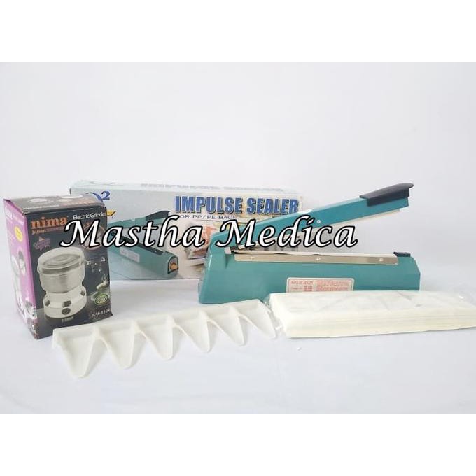 Paket Puyer (Alat Pres+Kertas puyer+Sendok Puyer+Blender Obat) Q2-8300