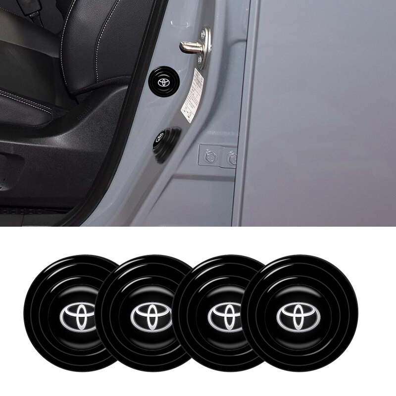 4/8/12 Pcs Auto Bagasi Pad Pintu Shock Stiker Absorber Buffer Bantal untuk Toyota Avanza Rush Kijiang Innova Calya Razie