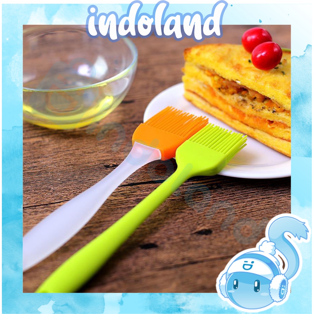 ☀ INDOLAND ☀ R054 KUAS SILICON TAHAN PANAS / KUAS MENTEGA / KUAS BBQ / FOOD BRUSH / KUAS SILICON FOOD GRADE