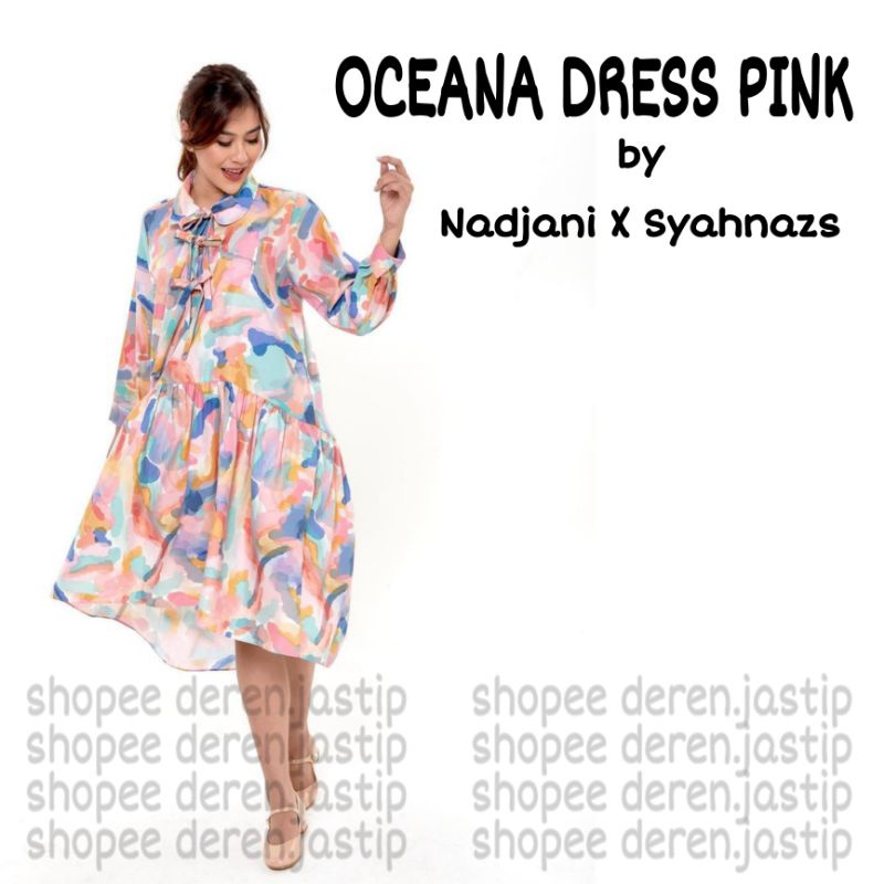 OCEANA DRESS PINK by Nadjani X Syahnazs