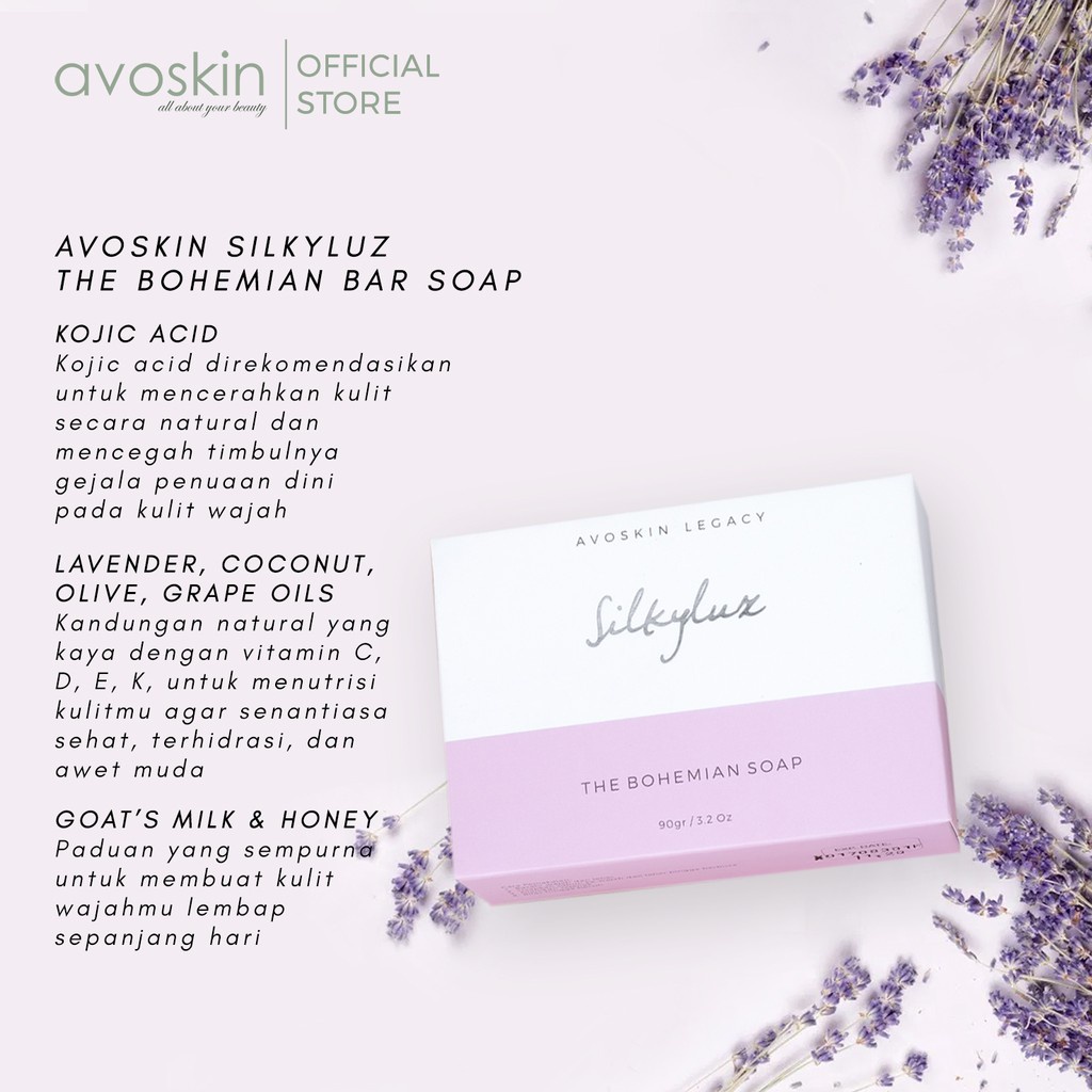 Avoskin Silkyluz The Bohemian Soap 90gr