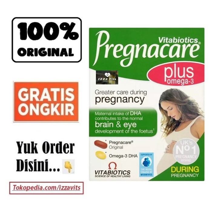 Ibu Hamil - Vitabiotics Pregnacare Plus Omega 3 Vitamin Ibu Hamil Kehamilan Dha