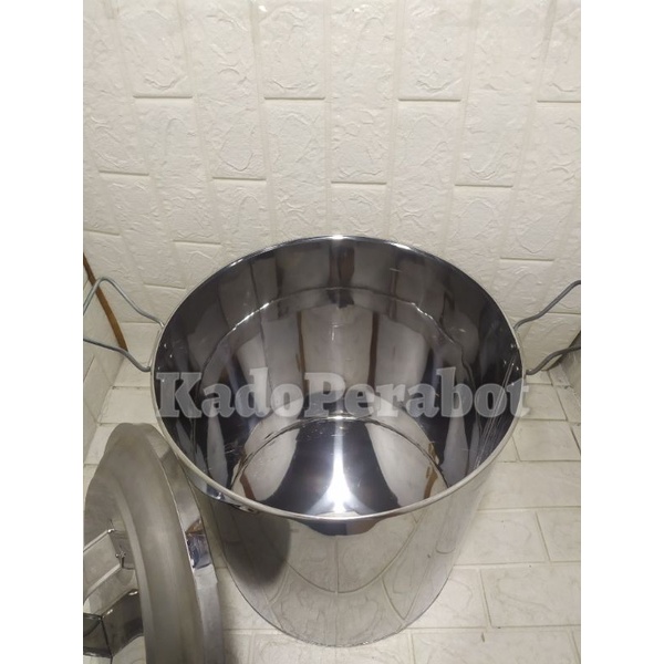 panci air tinggi - panci sop besar - panci tong air stainless 34cm