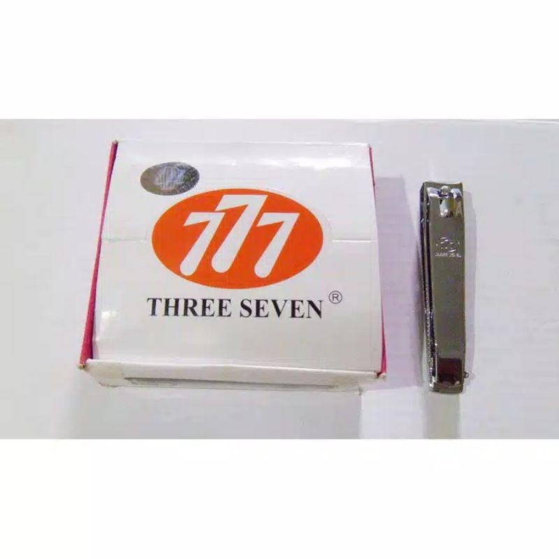 Gunting Kuku Stainless Steel 777  Three Seven Original Kecil,Sedang Dan Besar