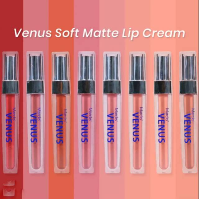 Venus Soft Matte Lip Cream Shopee Indonesia Lipstik venus no 10