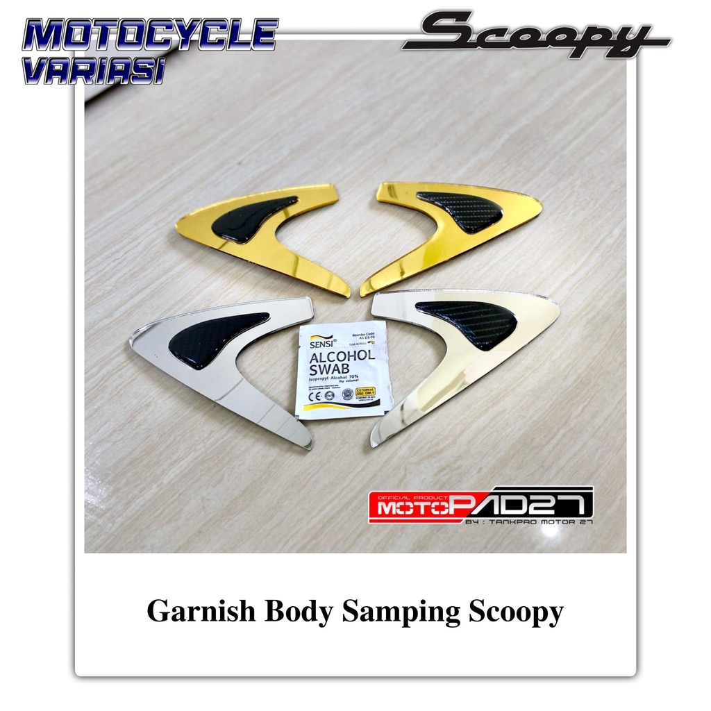 Garnish Body Scoopy Garnis Cover Body Belakang Scoopy