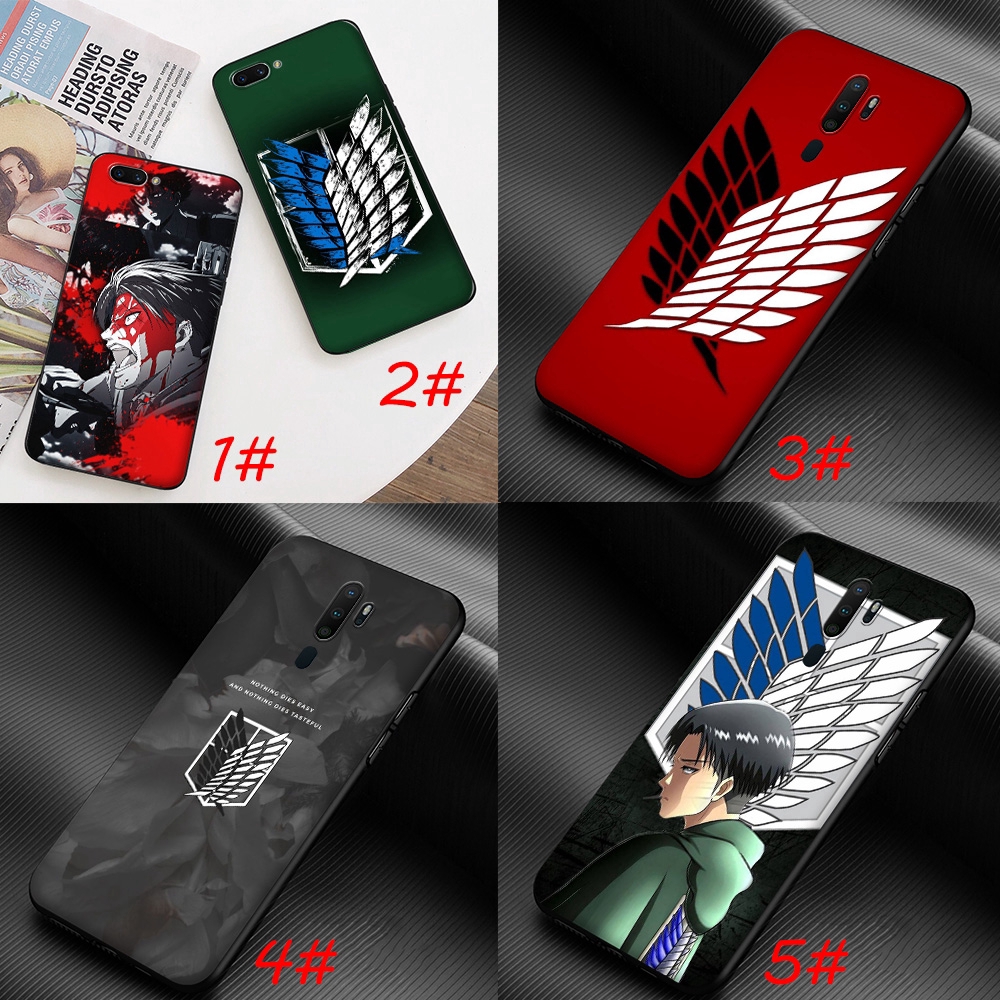 Casing Motif Anime Attack On Titan Untuk Oppo A3S A5 A9