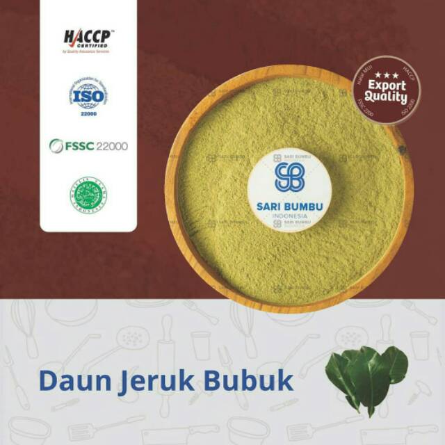

Daun Jeruk Bubuk / Citrus Leaf Powder