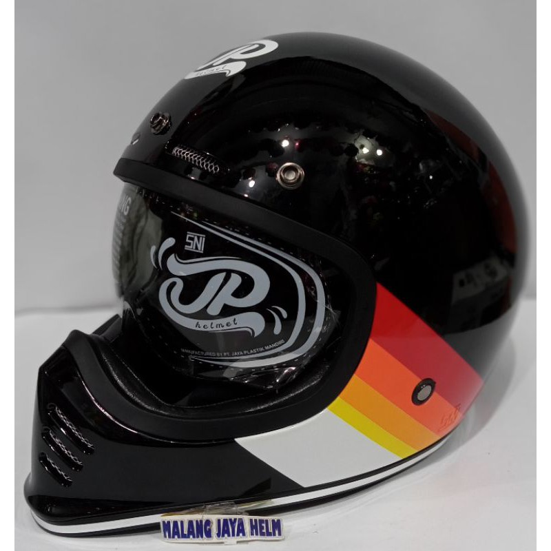 Helm Cakil JPX JP Signature SG 02 Black Metalic