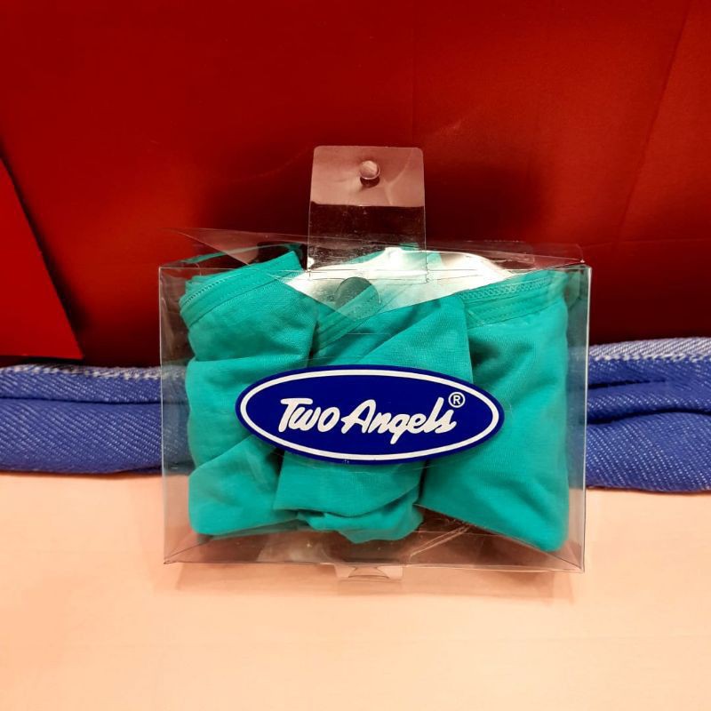 Celana  Dalam Wanita Panty Girls Satuan 1 pcs / 3pcs Box Mika Warna Tosca&amp;Yellow s1