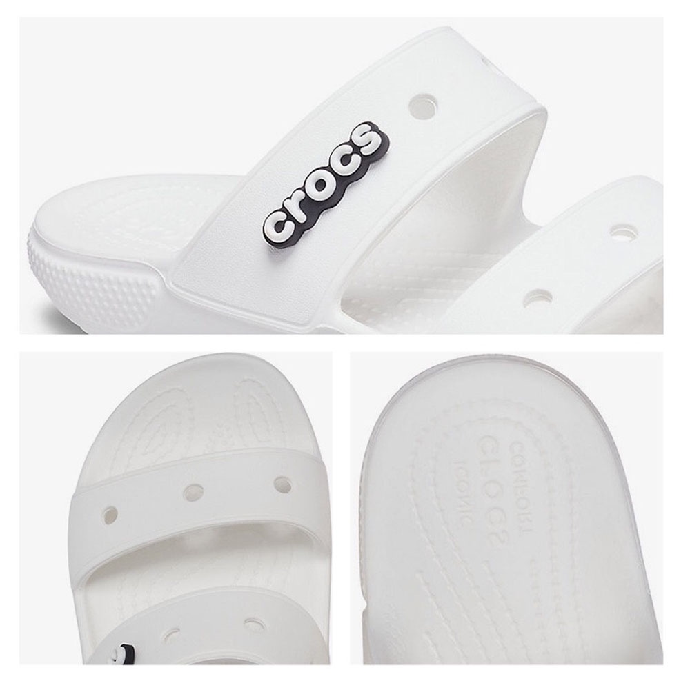 Sandal Crocs Classic Two - Strap Slide  Crocs Sandal Pria dan Wanita Anti Air