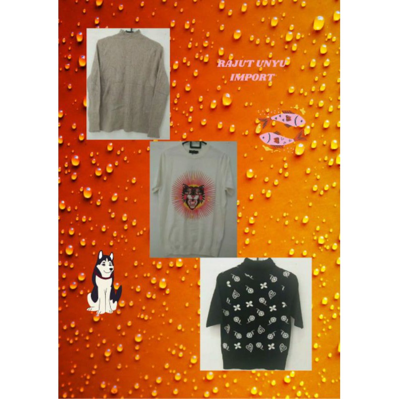 Rajut Motif Premium / Atasan Rajut