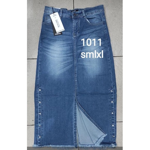 ROK JEANS VJ ROK JEANS IMPORT ROK JEANS KANCING