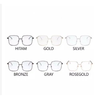 (COD) Kacamata Anti Radiasi Frame Eyeglassess Kacamata Korean Unisex MALL SHOPPING