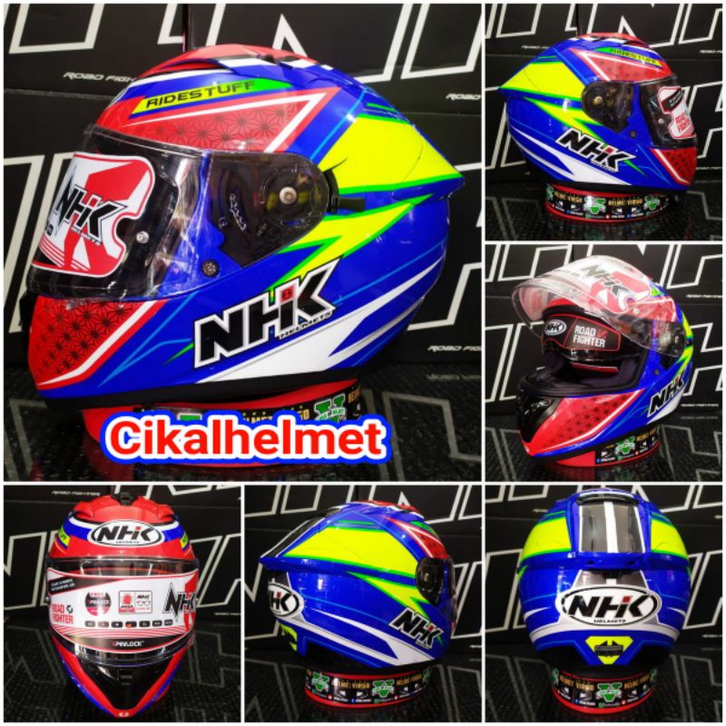 NHK HELM GP PRIME SAMBO | BLUE AQSO RED| DOUBLE VISOR