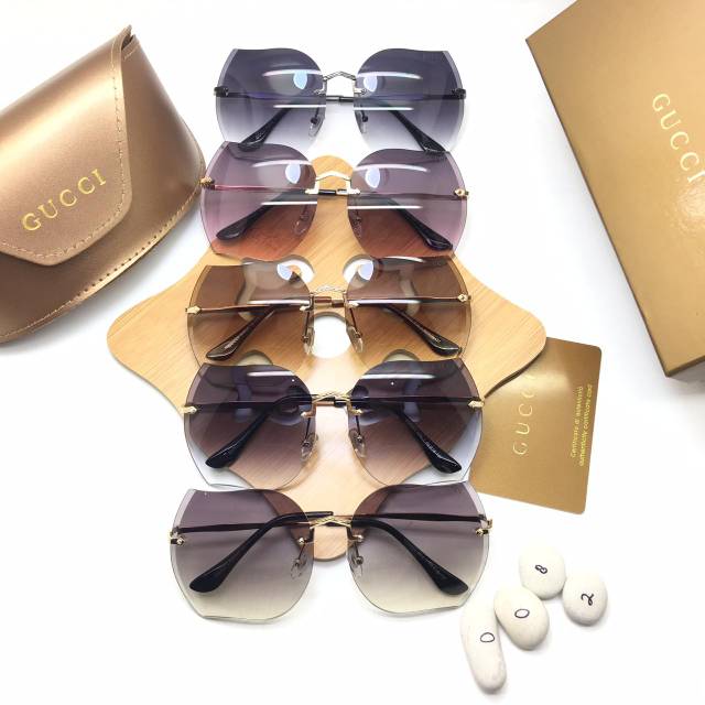 Kacamata Hitam Wanita / Cewek Gucci 0082