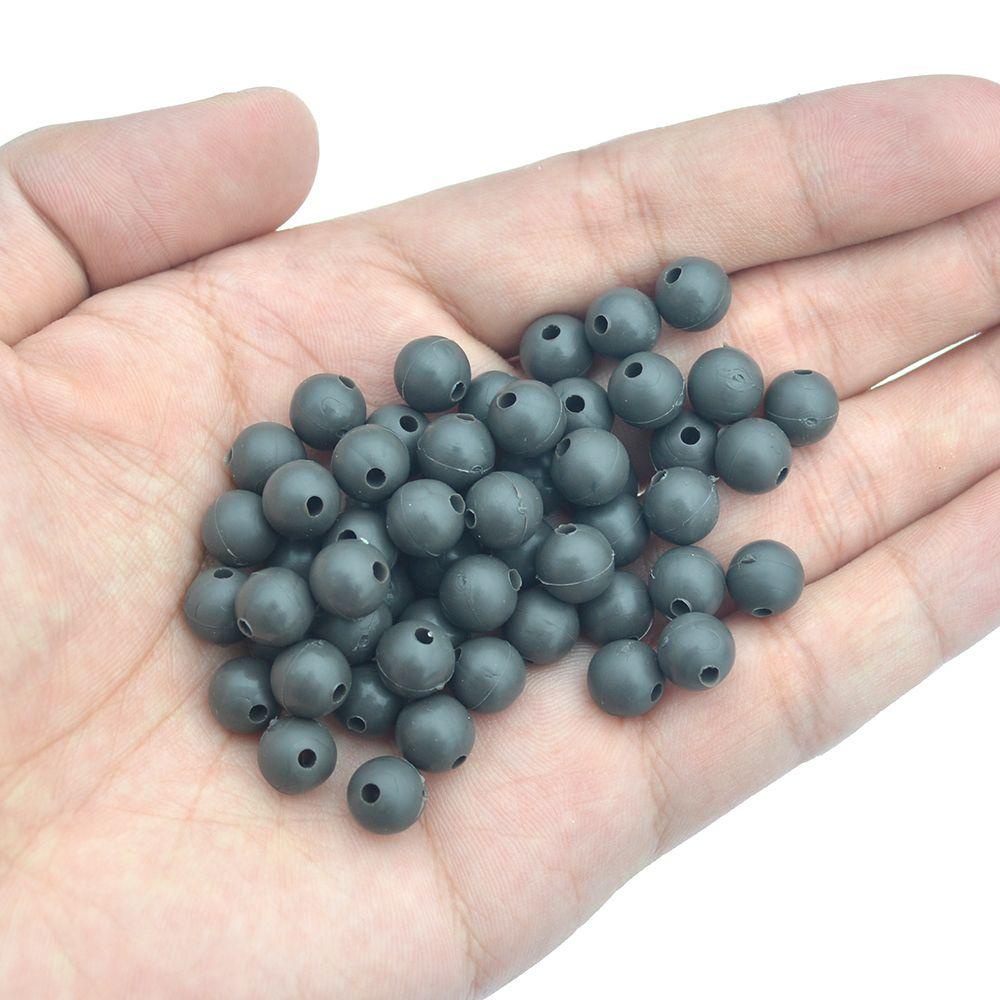 Agustina Manik-Manik Pancing Ikan Gurame Kait Umpan 6mm 7mm 8mm 1000pcs/lot Bean Untuk Pelampung Memancing Set Manik-Manik Pancing Komponen Rig Alat Pancing Aksesoris Memancing Ikan Gurame Rig Bead