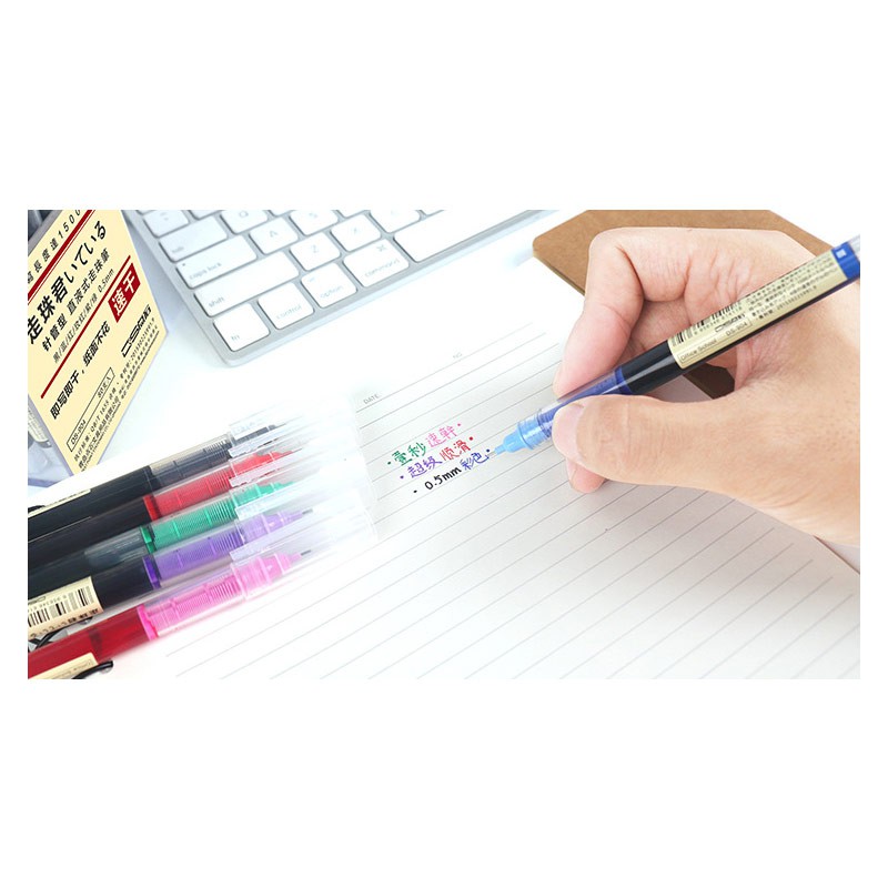

PINKABULOUS DS Needle Point Liquid Ink Pen - Pulpen Gel - Pulpen Unik - Pulpen