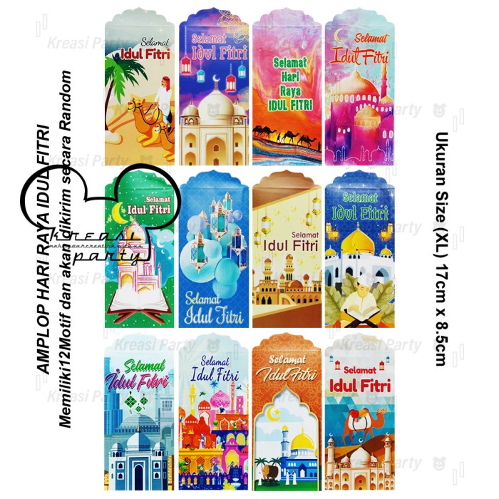 

Amplop Lebaran Idul Fitri Resmi XL #2 / Angpao Lebaran Idul Fitri