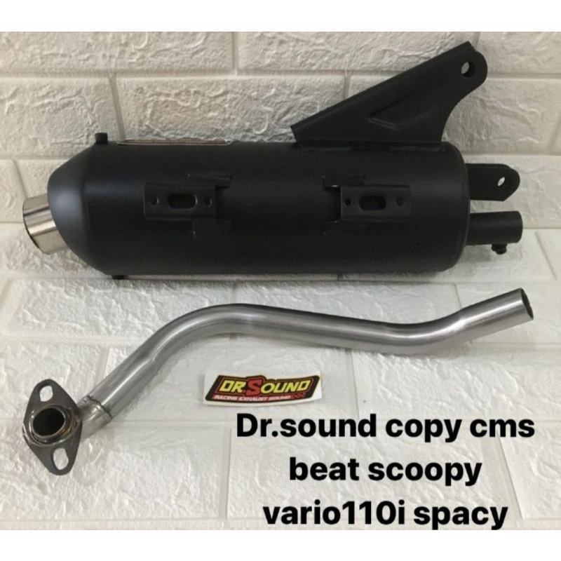 Knalpot Dr Sound Copy CMS Beat Karbu Fi Esp New Deluxe 2020 Nalpot Copy CMS Drsound