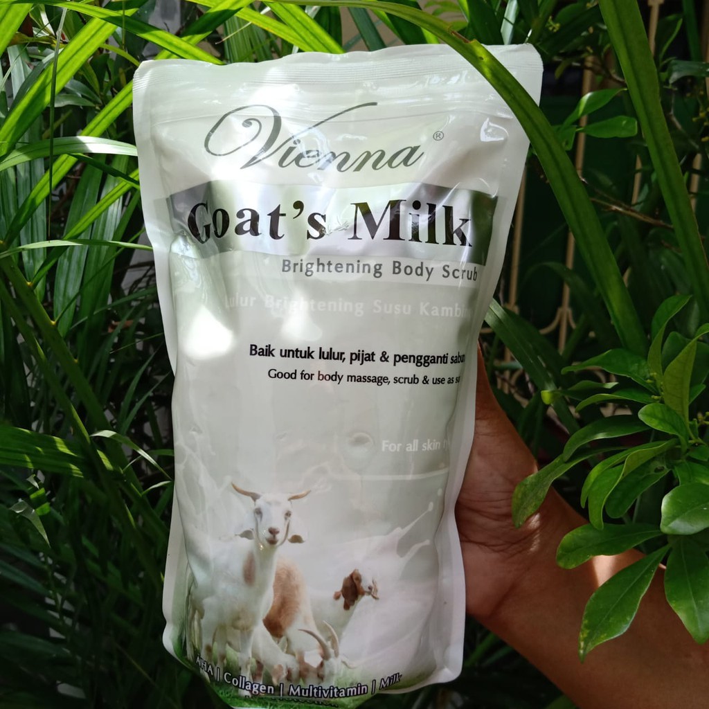 STAR Vienna Body Scrub Goat's Milk 1000gr Refill/scrub badan