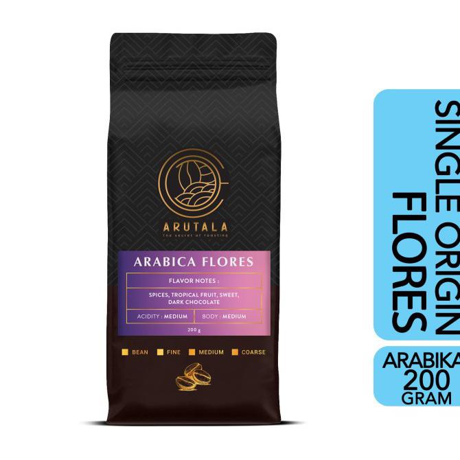 

Big Sale ARUTALA Kopi Flores Bajawa Arabika Arabica Coffee 200 gram - Giling Halus Cuci Gudang Awal