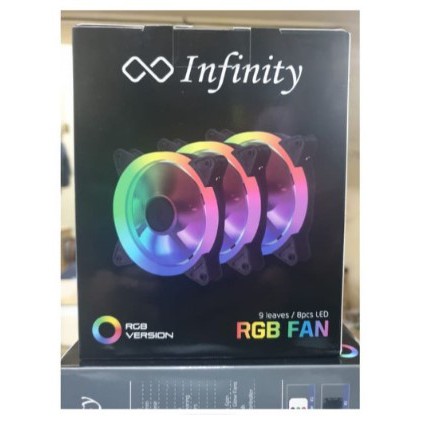 Fan Casing Infinity RGB INSIDE RING FAN - 3 Pack (REMOTE+CONTROLER)