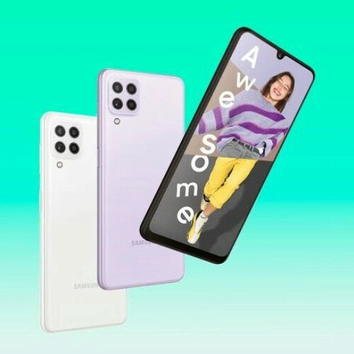 Samsung A22 4G LTE Ram 6/128gb Garansi Resmi SEIN - Hitam