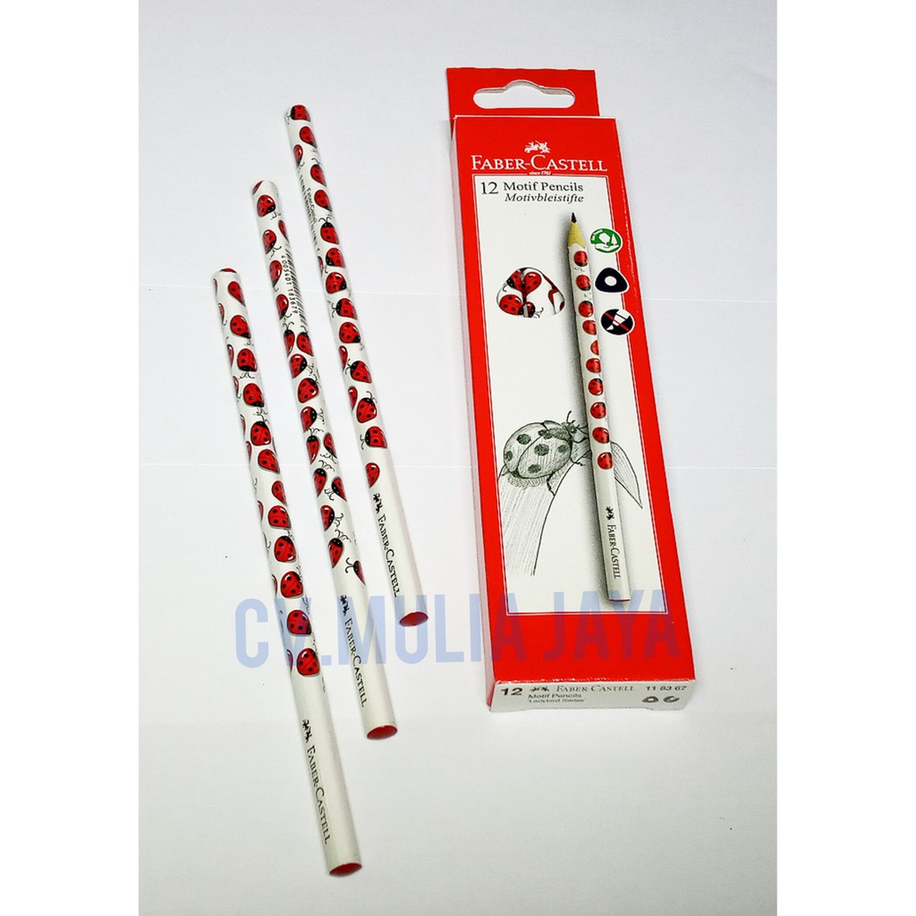 

Pensil FABER CASTELL 2B Motif Ladybird