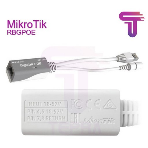 MikroTik RBGPOE PoE injector, for Gigabit LAN products