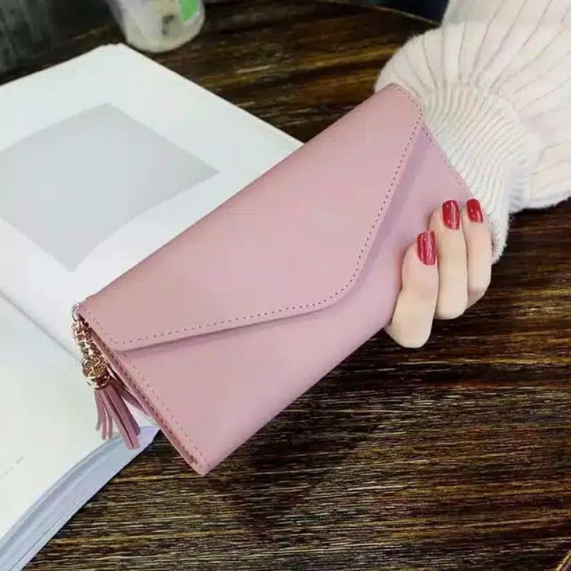 Dompet wanita Dompet lipat panjang wanita impor Fashion korea