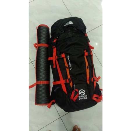 [PAKET HEMAT] Carrier tnf 45L + Matras spons