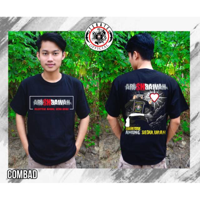 KAOS DISTRO PSHT 3D PAINTING SABLON arus bawah